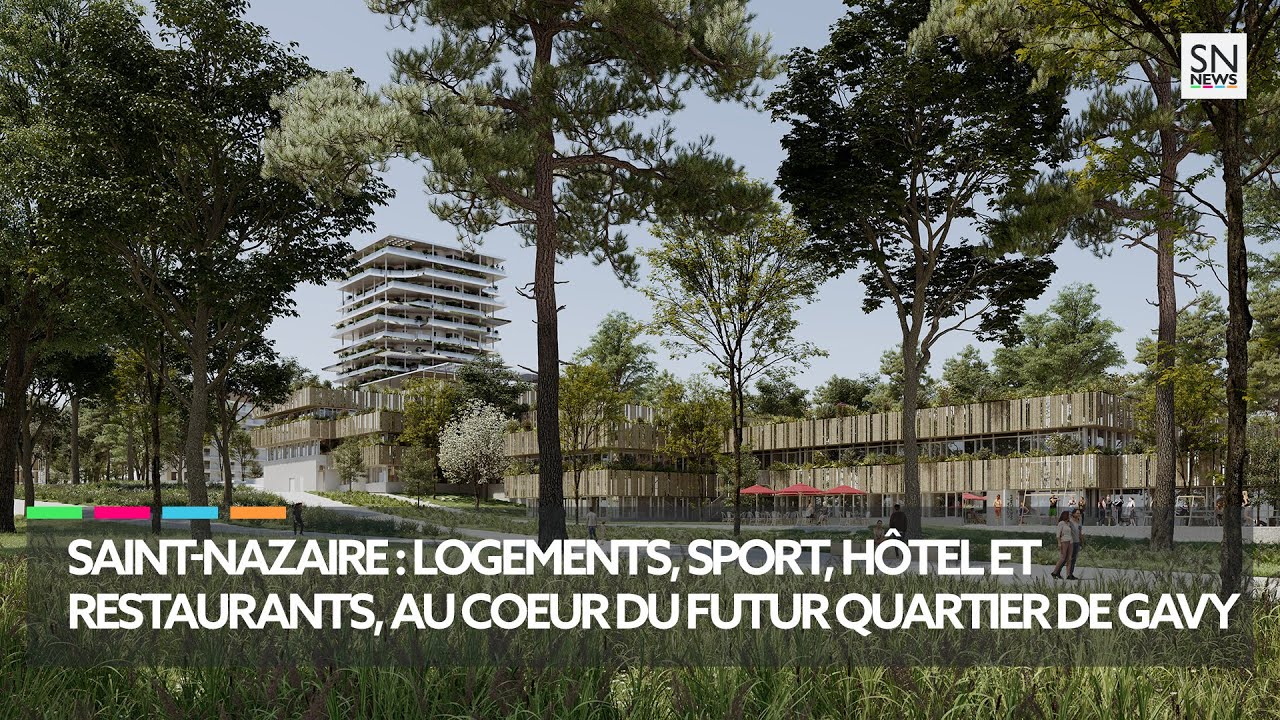 Saint-Nazaire : logements, sport, hôtel et restaurants, au coeur du futur quartier de Gavy