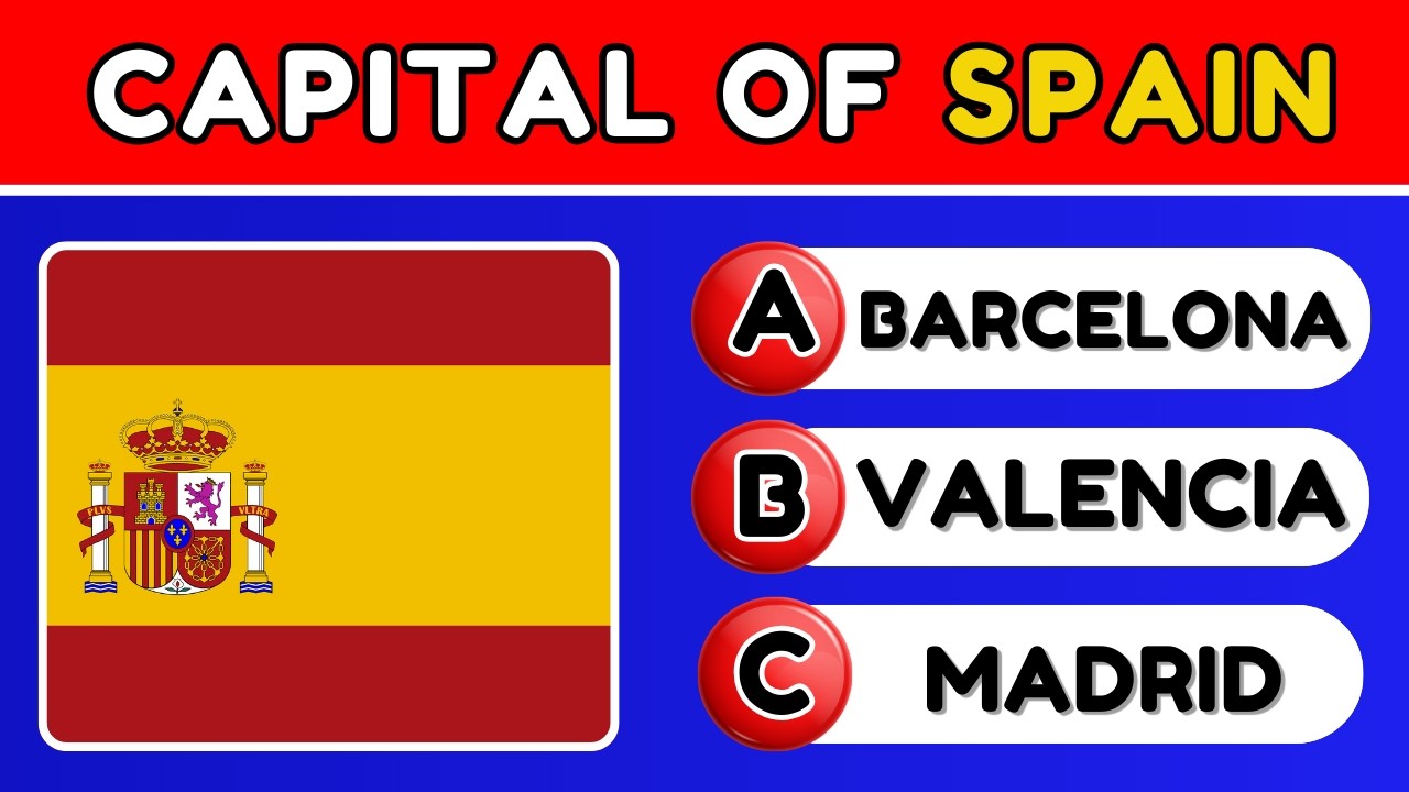 Guess the Capital City Quiz 🌎 | Only 1% Get All Correct!