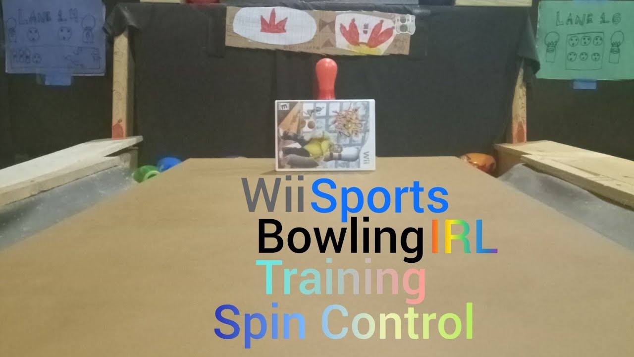 Wii Sports Bowling IRL Training Spin Control