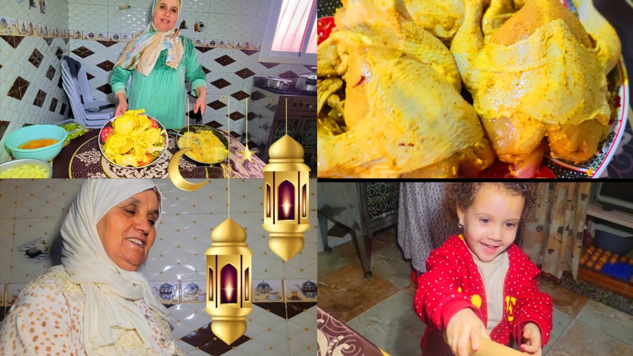 طريقه تحضير الدجاج معمر في الفران 😋