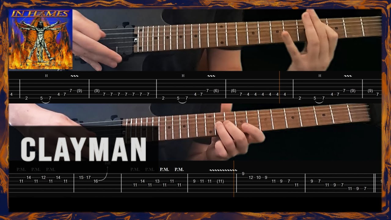 In Flames - Clayman Guitar Cover | Tabs Lesson | Instrumental