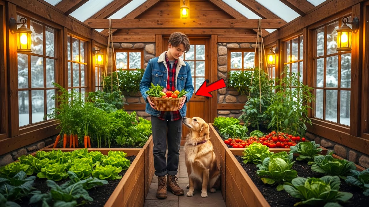 Kicked Out At 14 With His Dog, He Built A Secret Underground Greenhouse To Survive Winter.