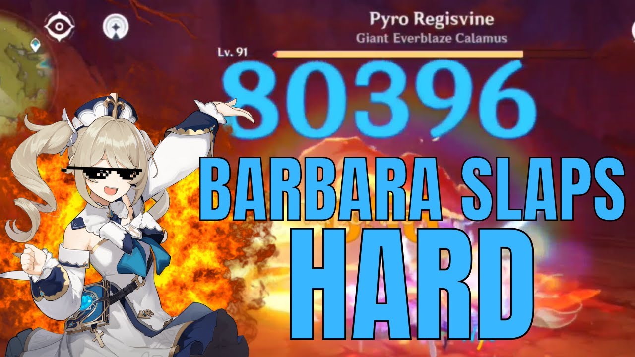What A F2P Level90 Barbara Looks Like...