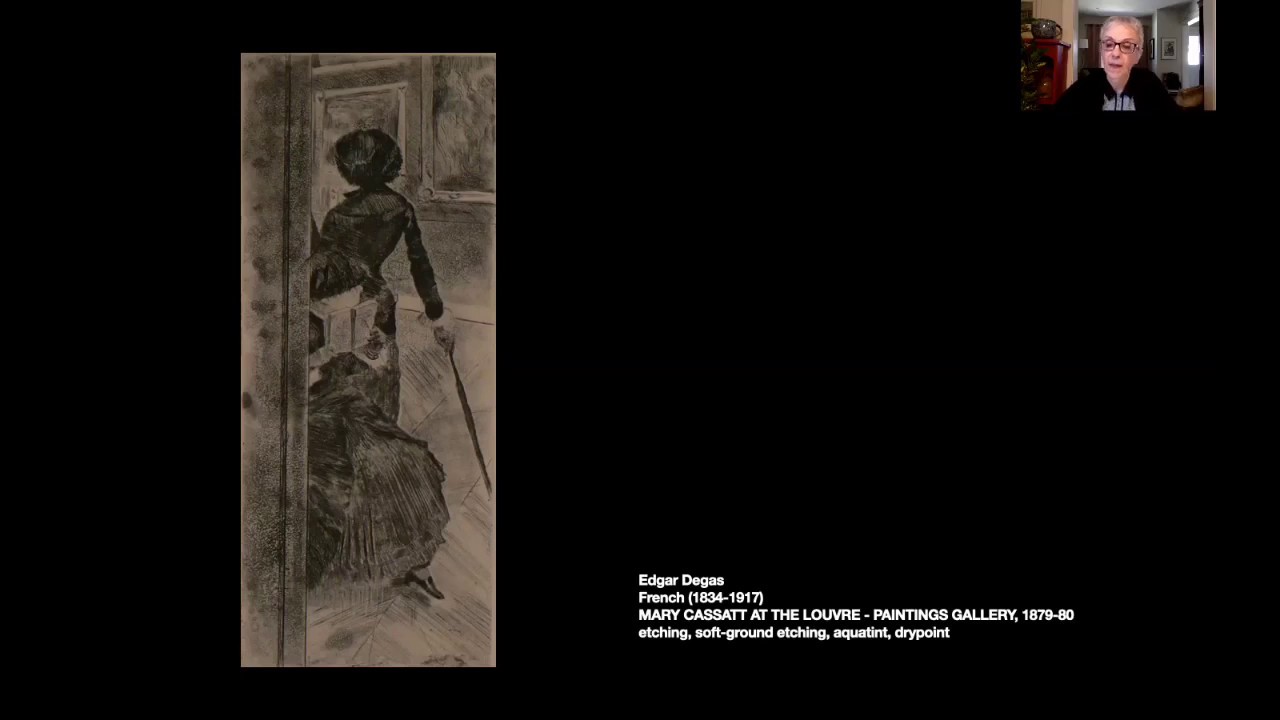 Weir Collection Wednesday: Mary Cassatt at the Louvre - Paintings Gallery