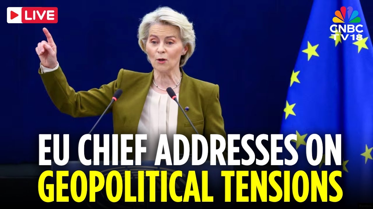 LIVE: EU's Von der Leyen Addresses EU Assembly on Geopolitical Tensions With Trump | Greenland |N18G