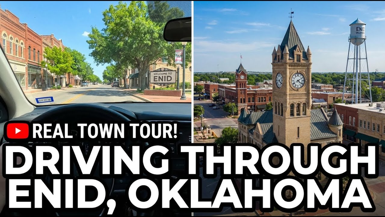 Driving through Enid, Oklahoma