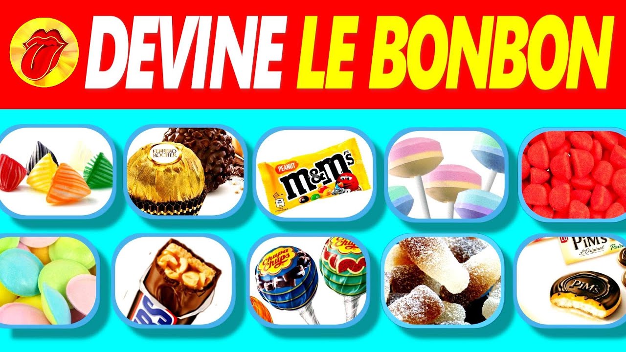 🍭🍬Devine 51 BONBONS en 3 sec (Mars, KitKat, Smarties, M&M'S...) - Défi nourriture