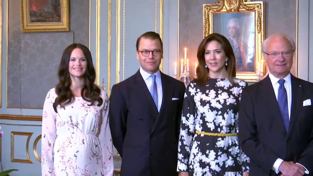 Kronprinsesse Mary og Frederik hyggede med den svenske kongefamilie
