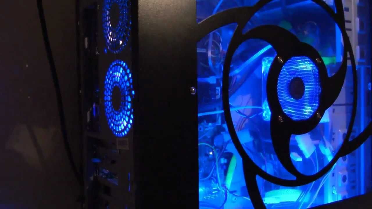 Cold Cathode Lighting and Fan PC Case Mod Tutorial by Xoxide