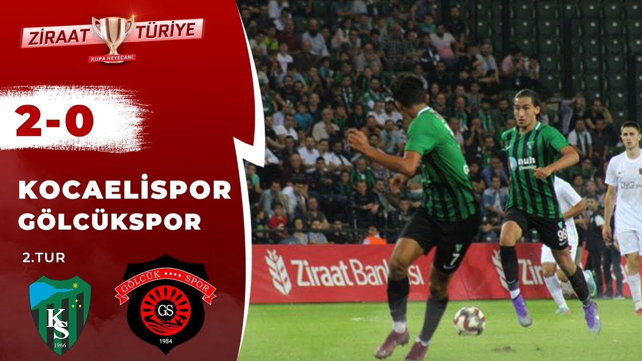 Kocaelispor 2-0 Gölcükspor Maç Özeti (Ziraat Türkiye Kupası 2.Tur) 12.09.2018