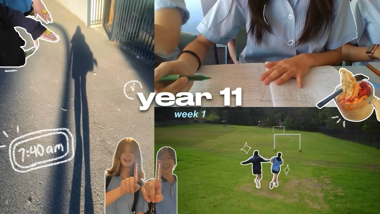 first week of year 11 as an australian highschool student !!!