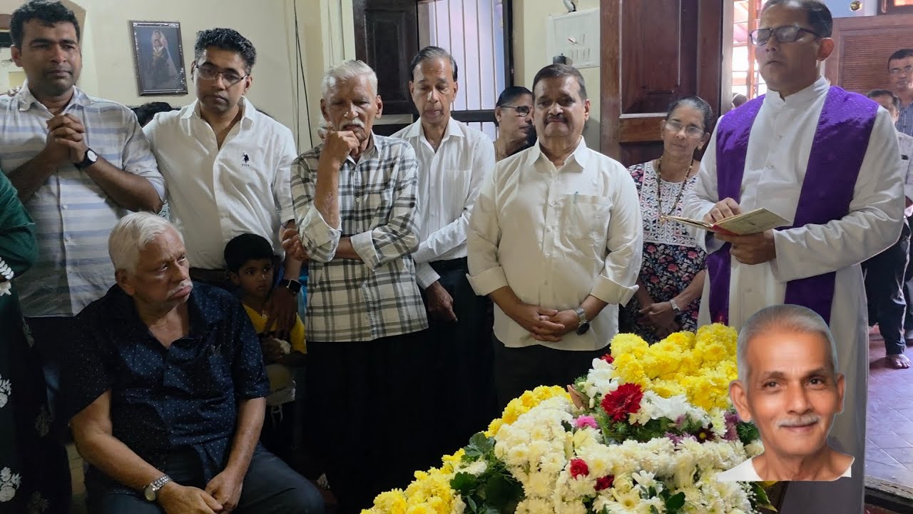 Funeral of loving Paul P Pinto(76), a person loved life & loved by all, Pilikumeri, Kudupu Kelerai