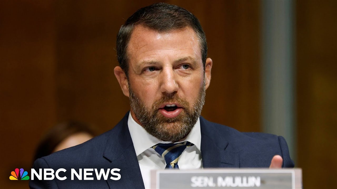 LIVE: Markwayne Mullin testifies at Senate confirmation hearing for DHS secretary | NBC News