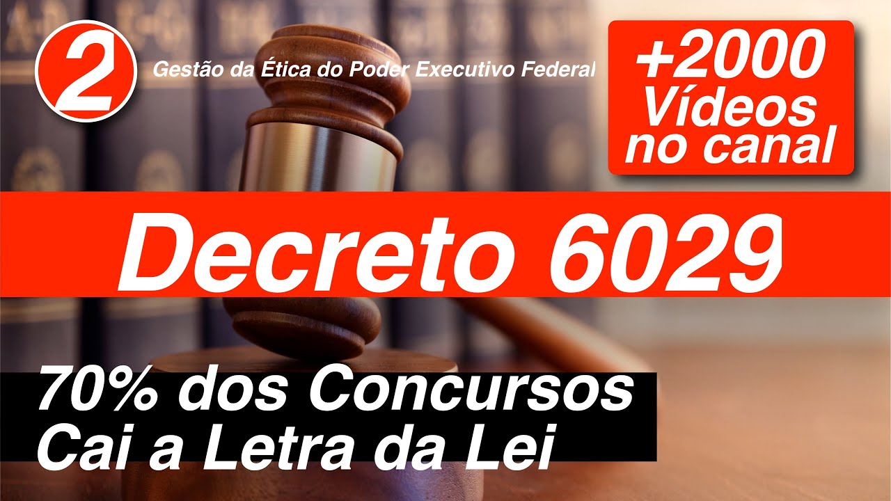 Decreto 6029   art  11 a 26 Gestão da Ética do Poder Executivo Federal