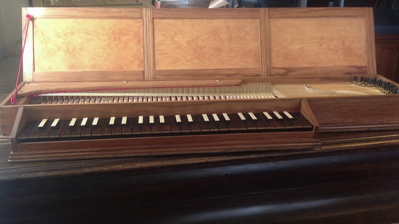 Single Strung 1978 'Travel' Clavichord   Elisabeth Jacquet de la Guerre