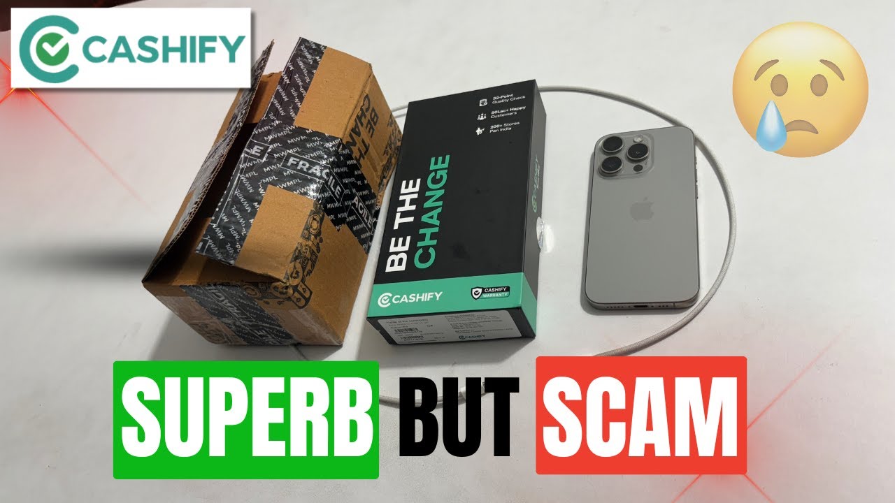 Cashify refurbished iPhone 15 pro unboxing and real Quality checking 🙂