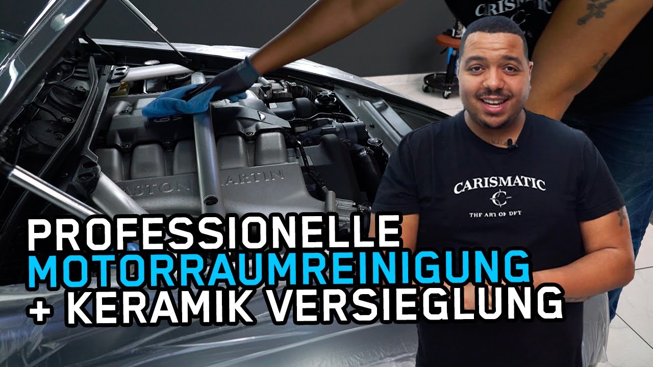 Professionelle Motorraumreinigung mit Keramik Versieglung
