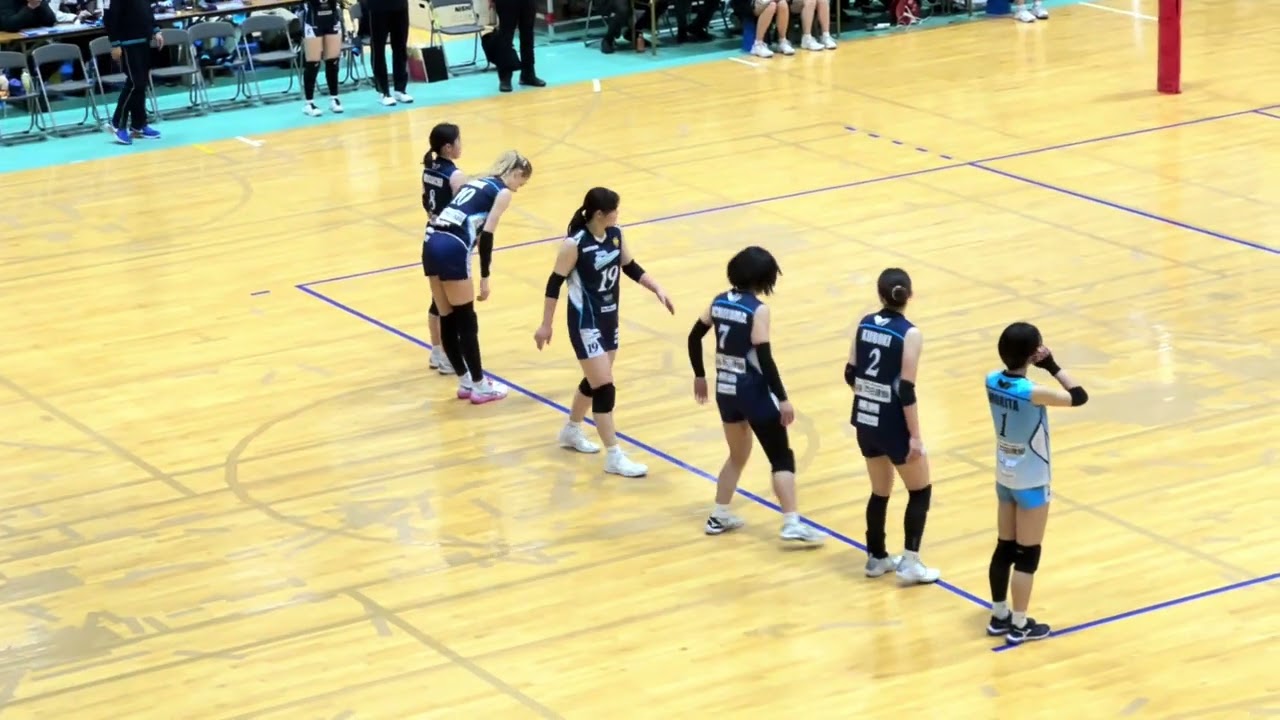 Vリーグ女子 東京サンビームズ　対　ヴィアティン三重