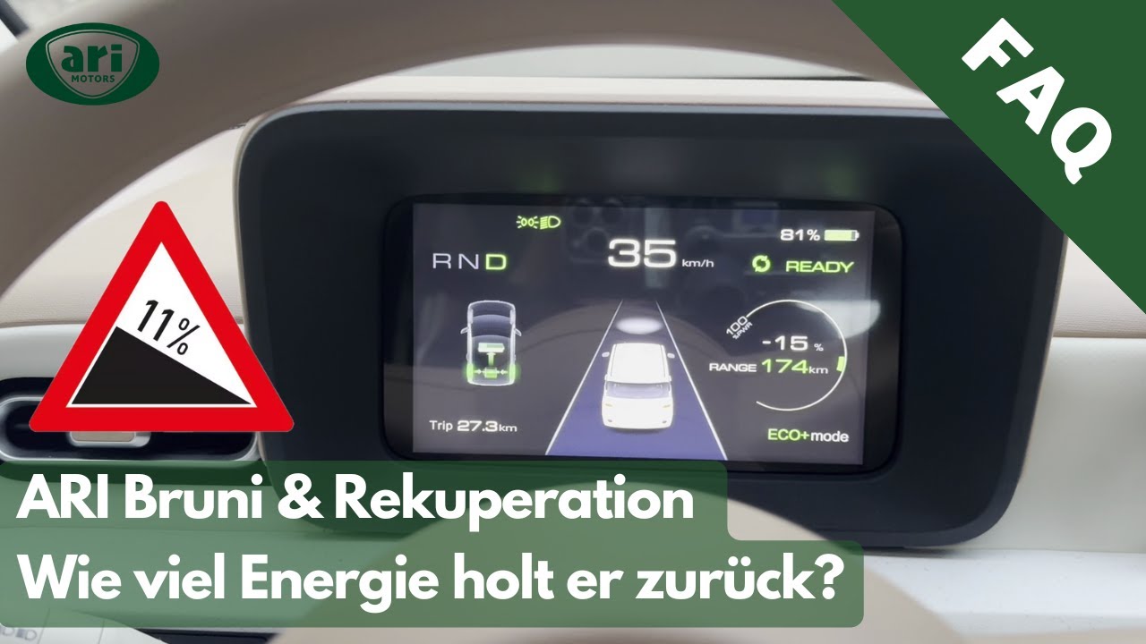 ARI Bruni Rekuperation im Test: Wie viel Energie gewinnt das Elektroauto zurück? ⚡