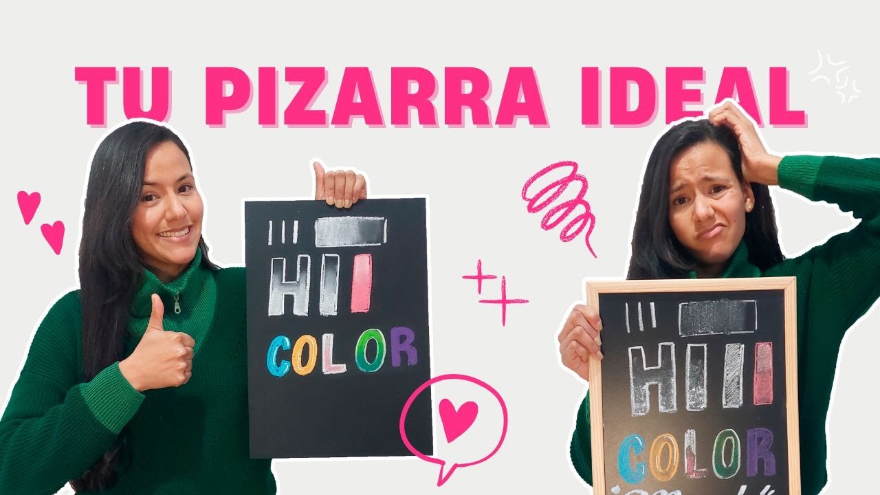 TU PIZARRA IDEAL - Probando superficies de pizarras para tizas