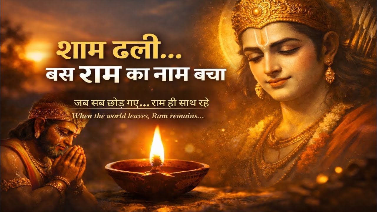 शाम ढली है, दिल ने तुझे पुकारा राम | Emotional Ram Bhajan | Jay Shree Ram 🙏Shaam