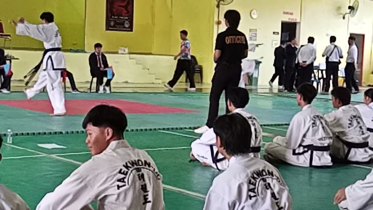 Kejohanan Taekwondo Kota Belud Pattern Lelaki Black Belt 