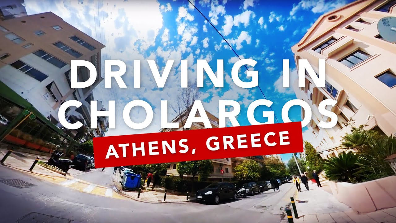 Driving in Cholargos, Athens GR
