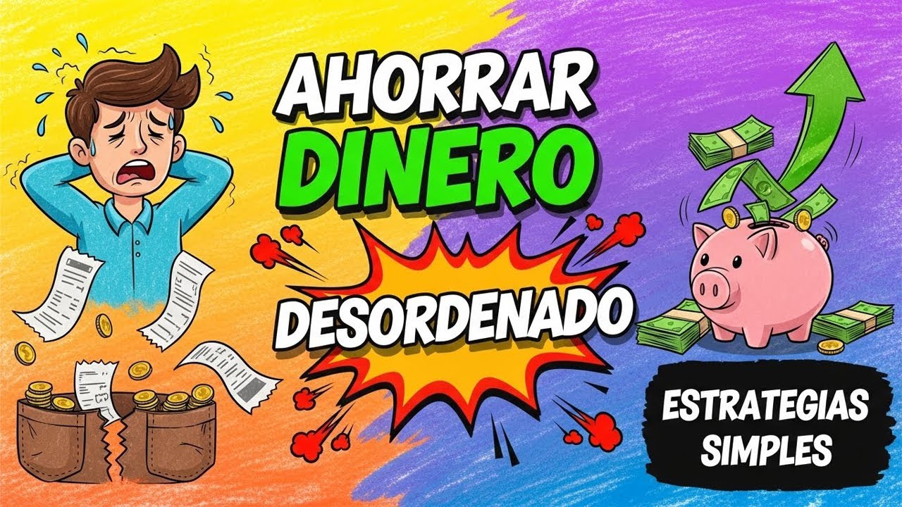 Cómo AHORRAR DINERO si eres DESORDENADO 🚨 7 ESTRATEGIAS SIMPLES que SÍ Funcionan