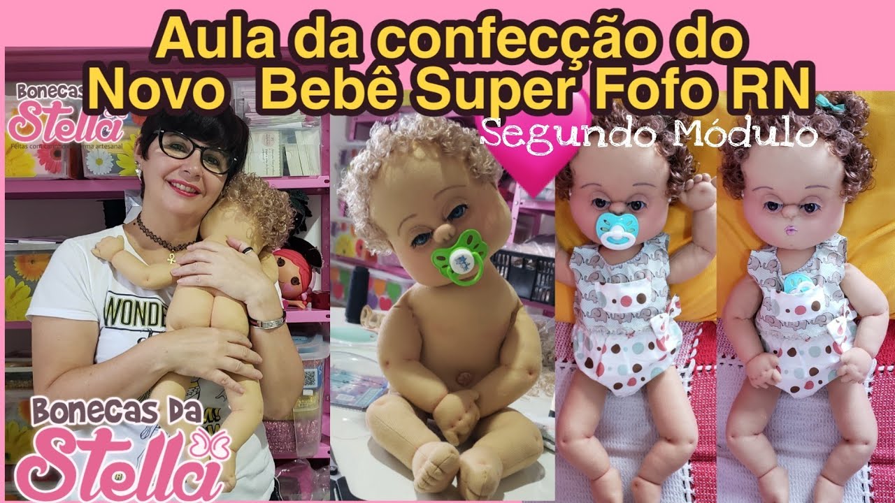 Aula da Confecção do Novo Bebê Super Fofo RN - Segundo Módulo