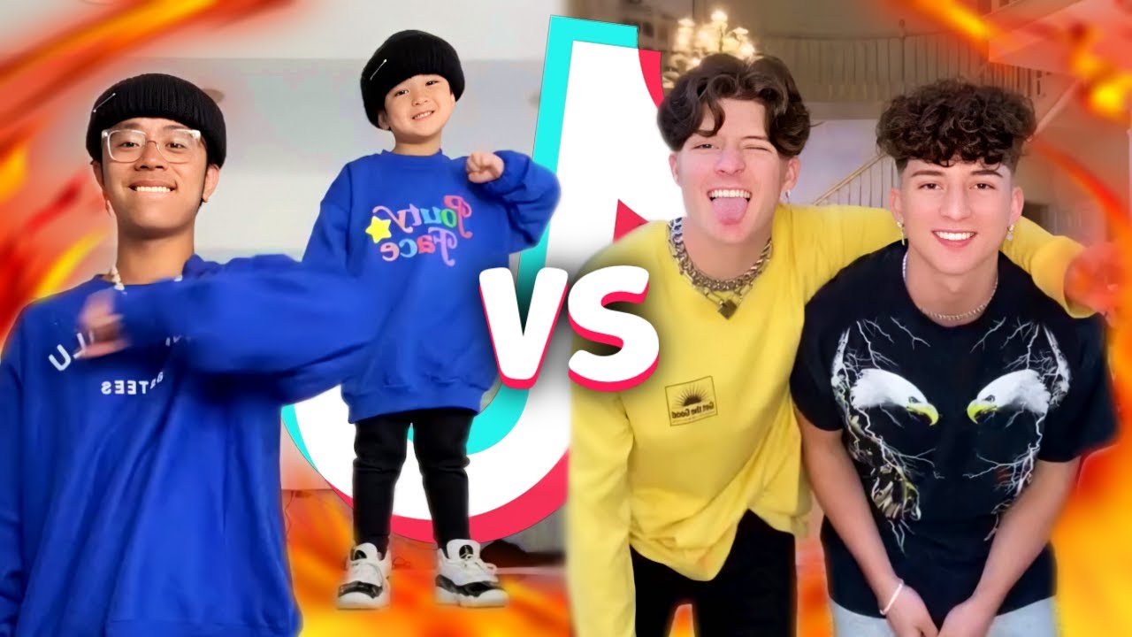 Michael Le VS Lopez Brothers(Tony Lopez, Ondreaz Lopez) TikTok Dance Battle