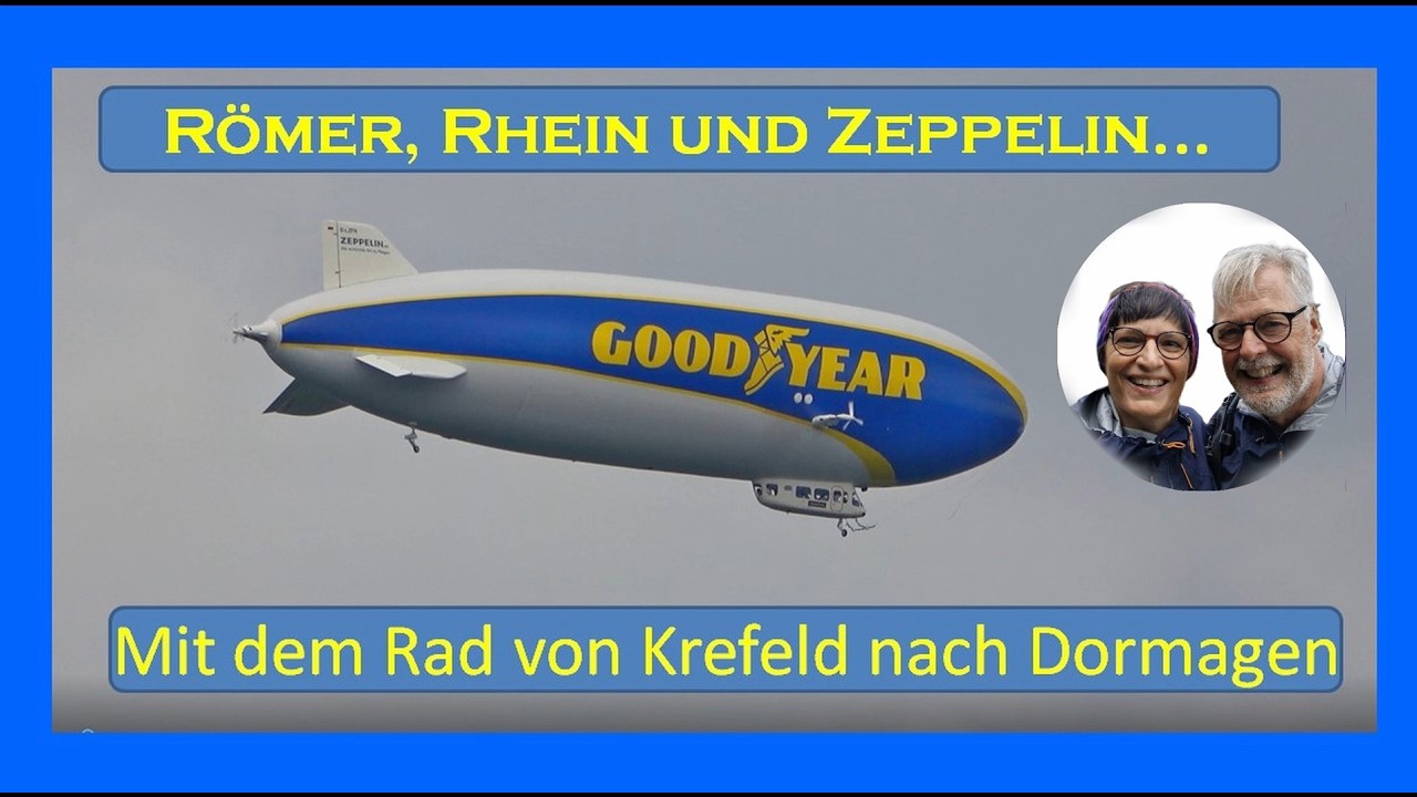 R&ouml;mer, Rhein und Zeppelin: Mit dem Rad von Krefeld bis Dormagen