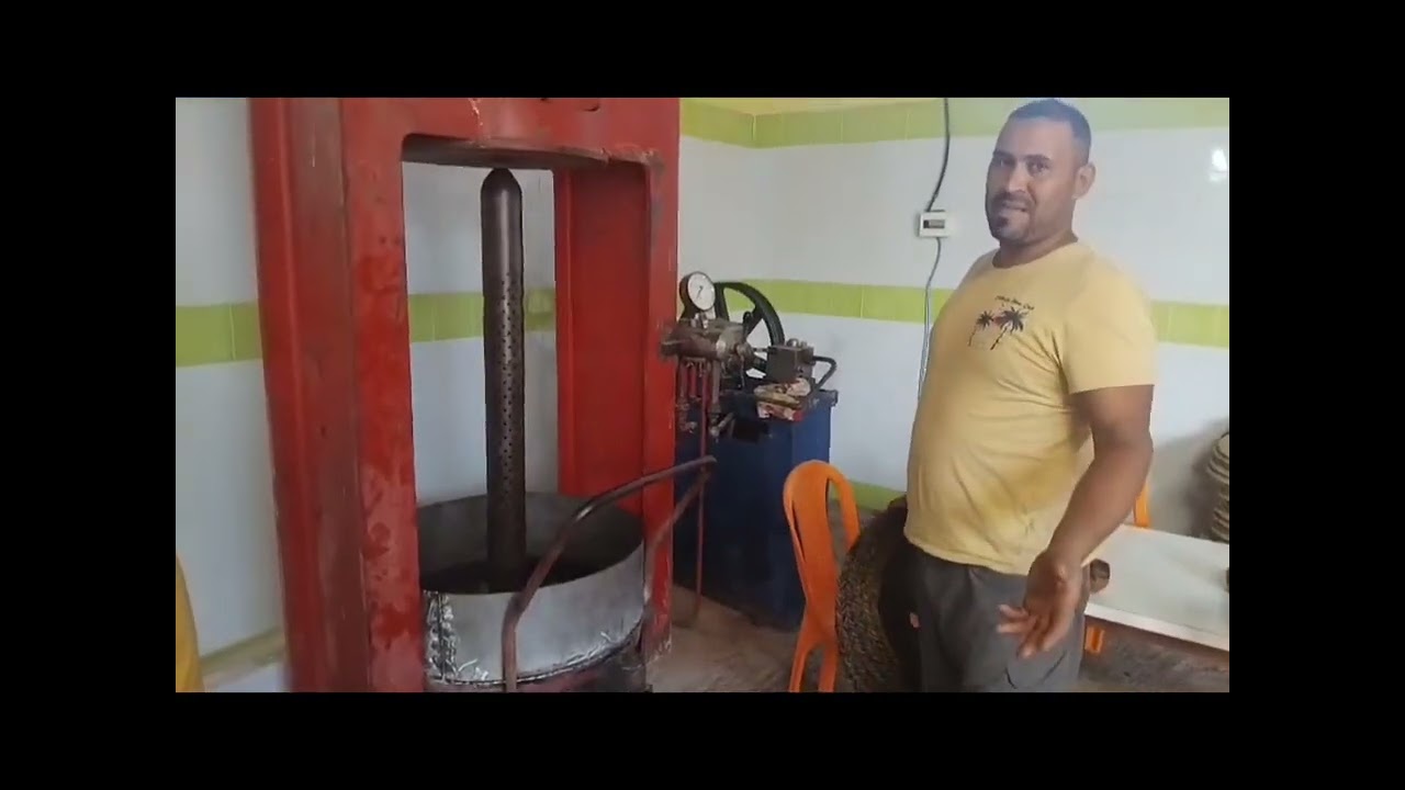 عاجل 🚨 اول طحنة لزيت زيتون البكر الجديدة من نواحي سيدي حجاج مع معلم الحسين || مراحل عصر زيت زيتون