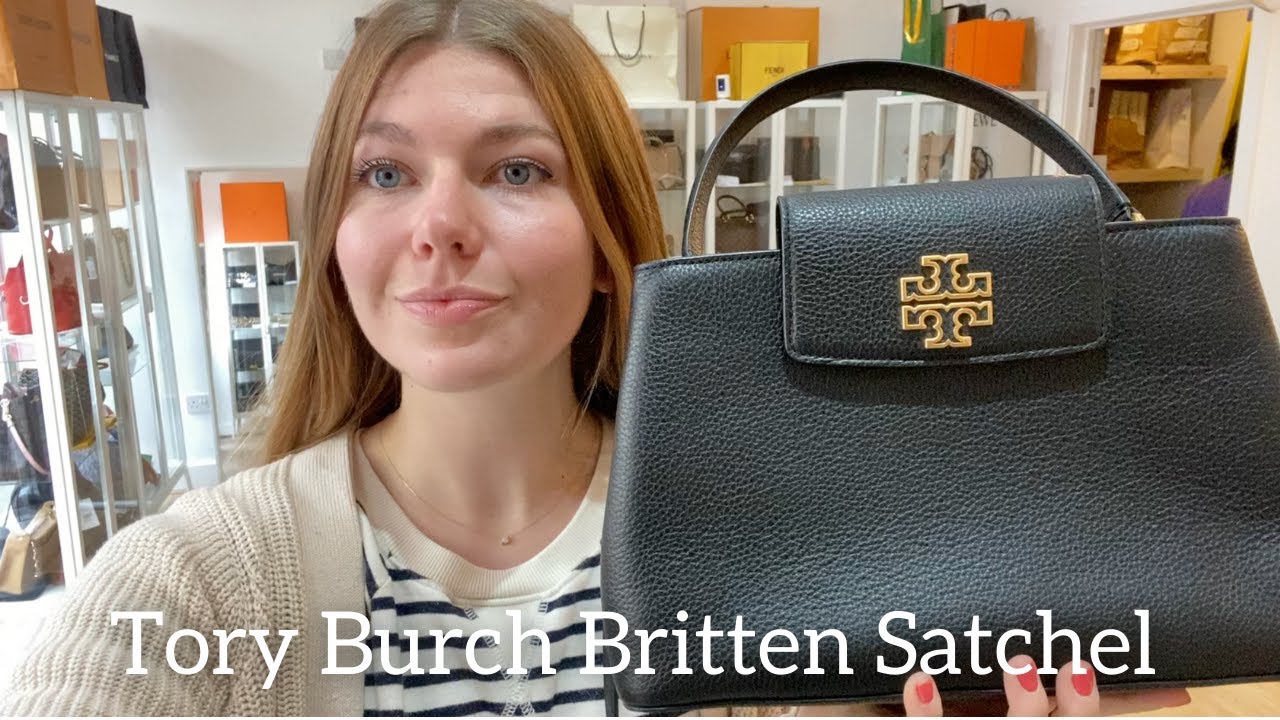 Обзор небольшой сумки-саквояжа Tory Burch Britten
