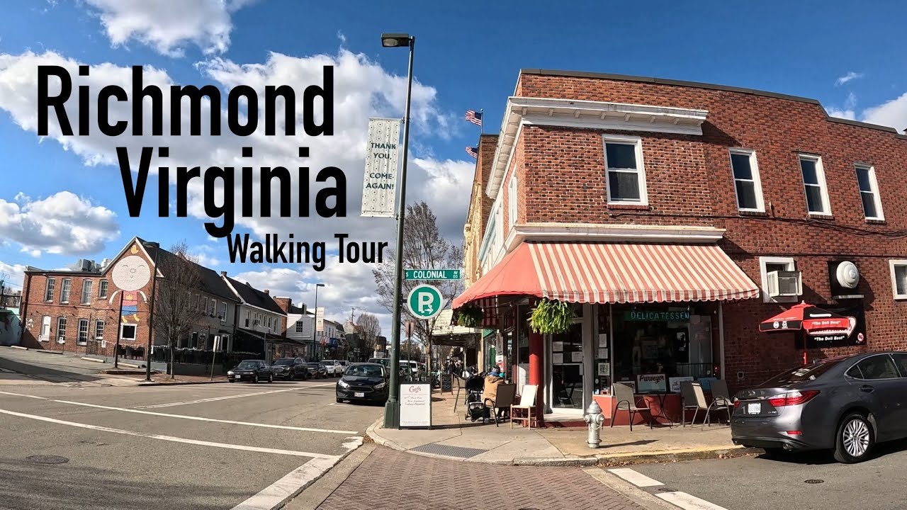 It's Just Carytown at Christmas Time | Walking Tour Richmond Virginia-4k