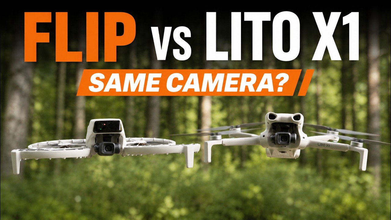 Dji Lito X1 vs Flip &mdash; Same Camera?...Not Quite!