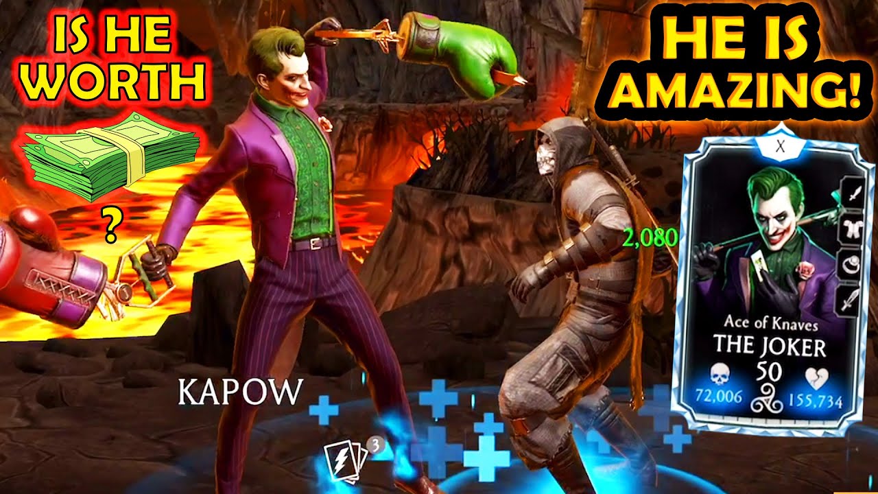 MK Mobile. Ace of Knaves Joker Gameplay. Is He Worth The Money? He is AMAZING!