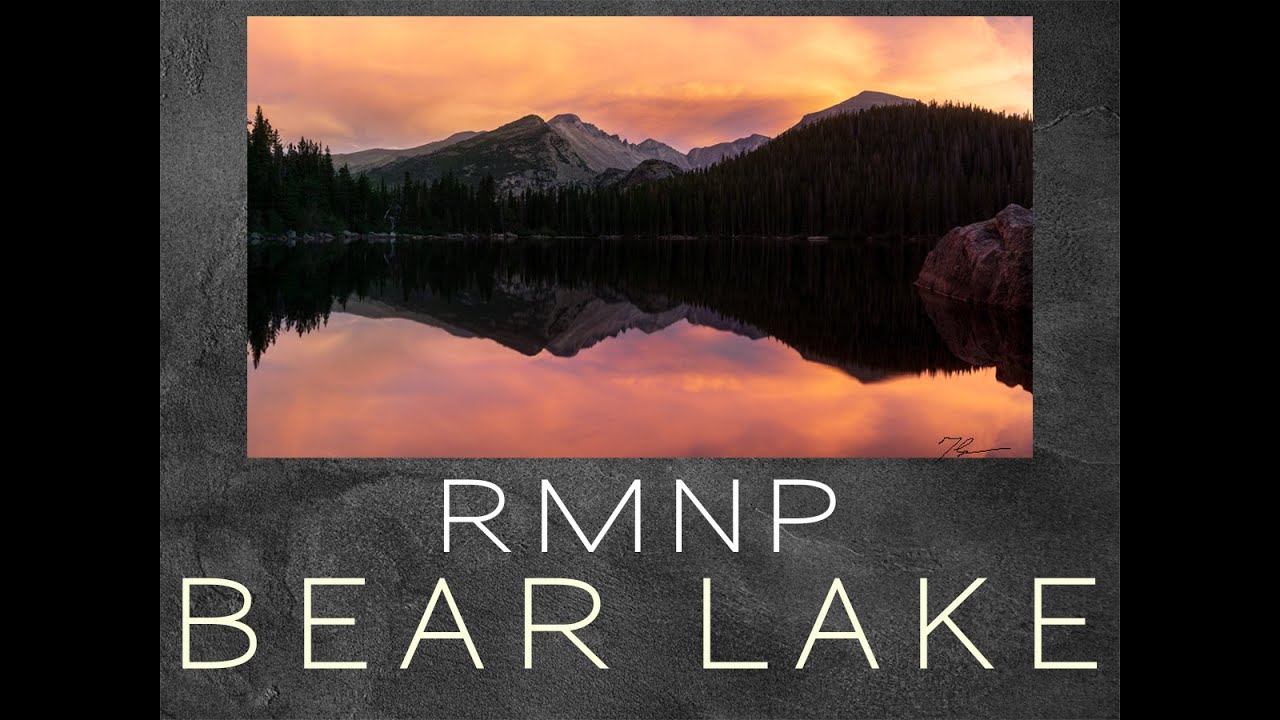 Landscape Photography on Location | Sunset Photography at Bear Lake | Rocky Mountain National Park