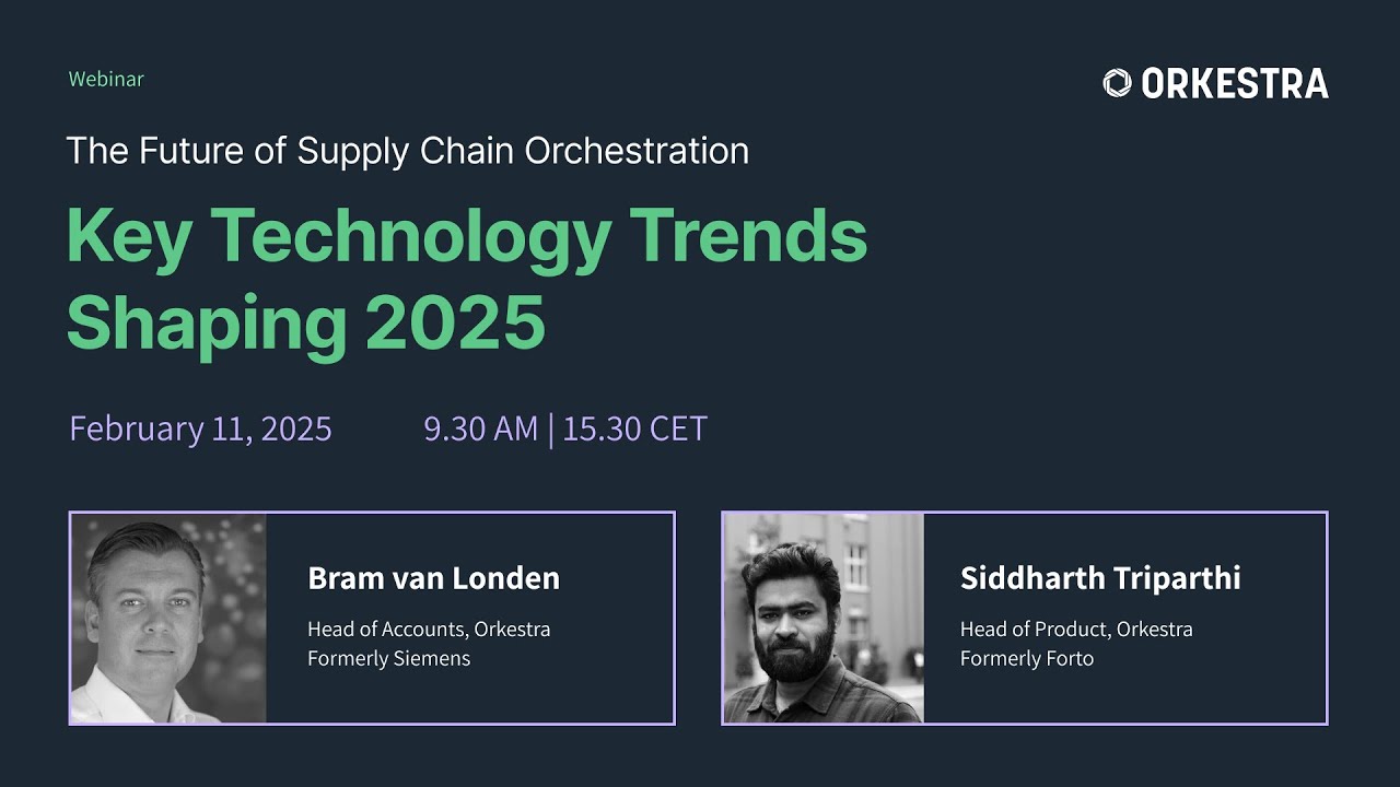 Key Supply Chain Technology Trends Shaping 2025