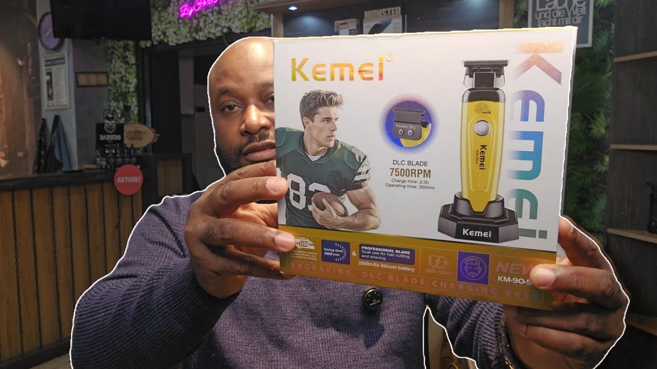 Kemei KM 90-5 Распаковка