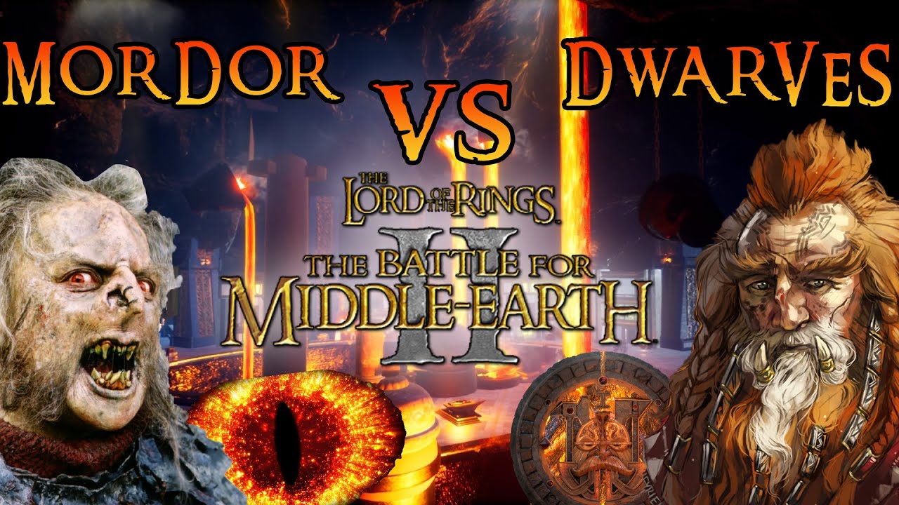 🟢Amazing 1v1 Dwarves vs Mordor! | Patch 1.09v2 BFME 2 Online Multiplayer
