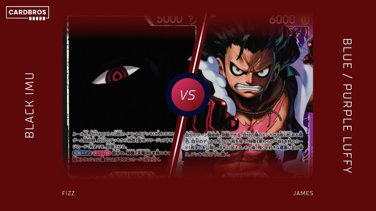 Black Imu vs Blue / Purple Luffy | CARDBROS OPCG Standard Battle 22 October 2025 Final
