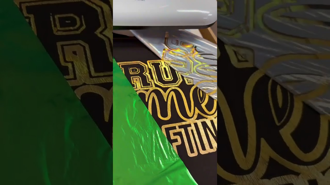 Foil Shirts with Siser Easyweed Adhesive 🤩 #siser #cricutcrafts #siservinyl