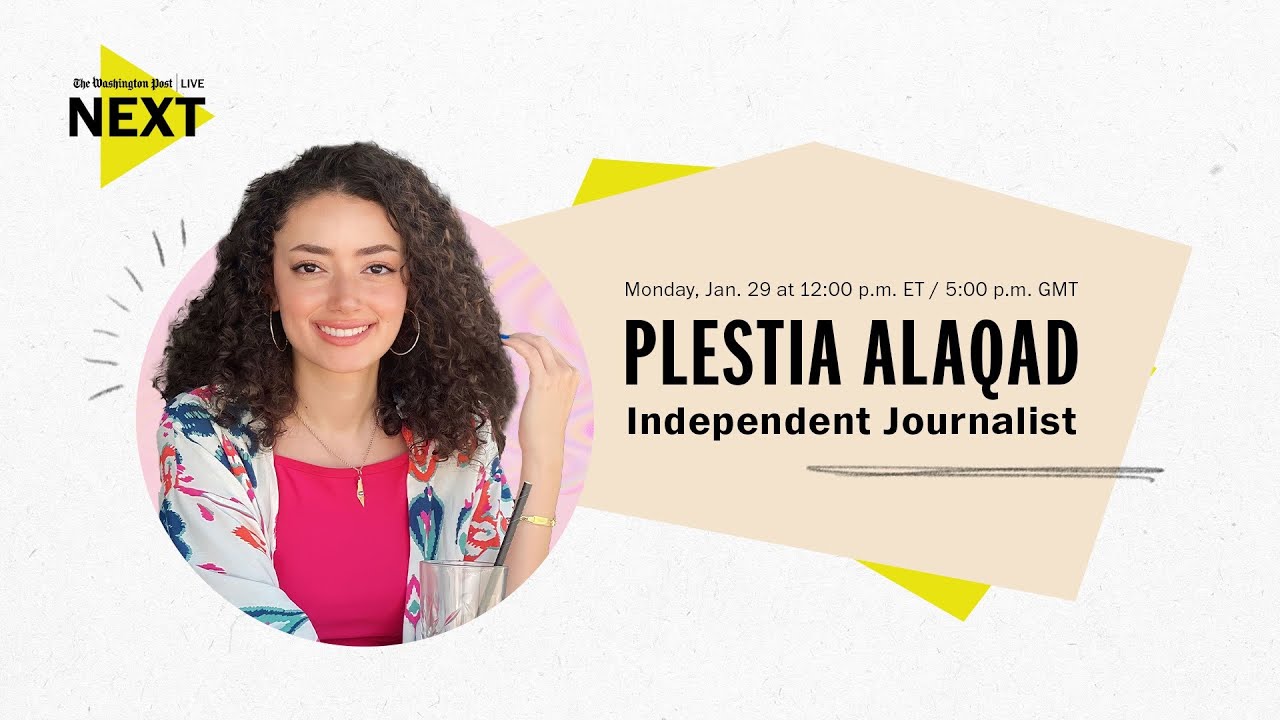 Aspiring journalist Plestia Alaqad on documenting Israel-Gaza war (Full Stream 1/29)