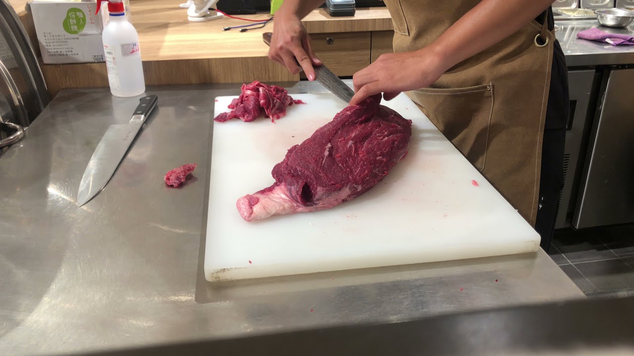 平鐵牛排分切 flat iron steak
