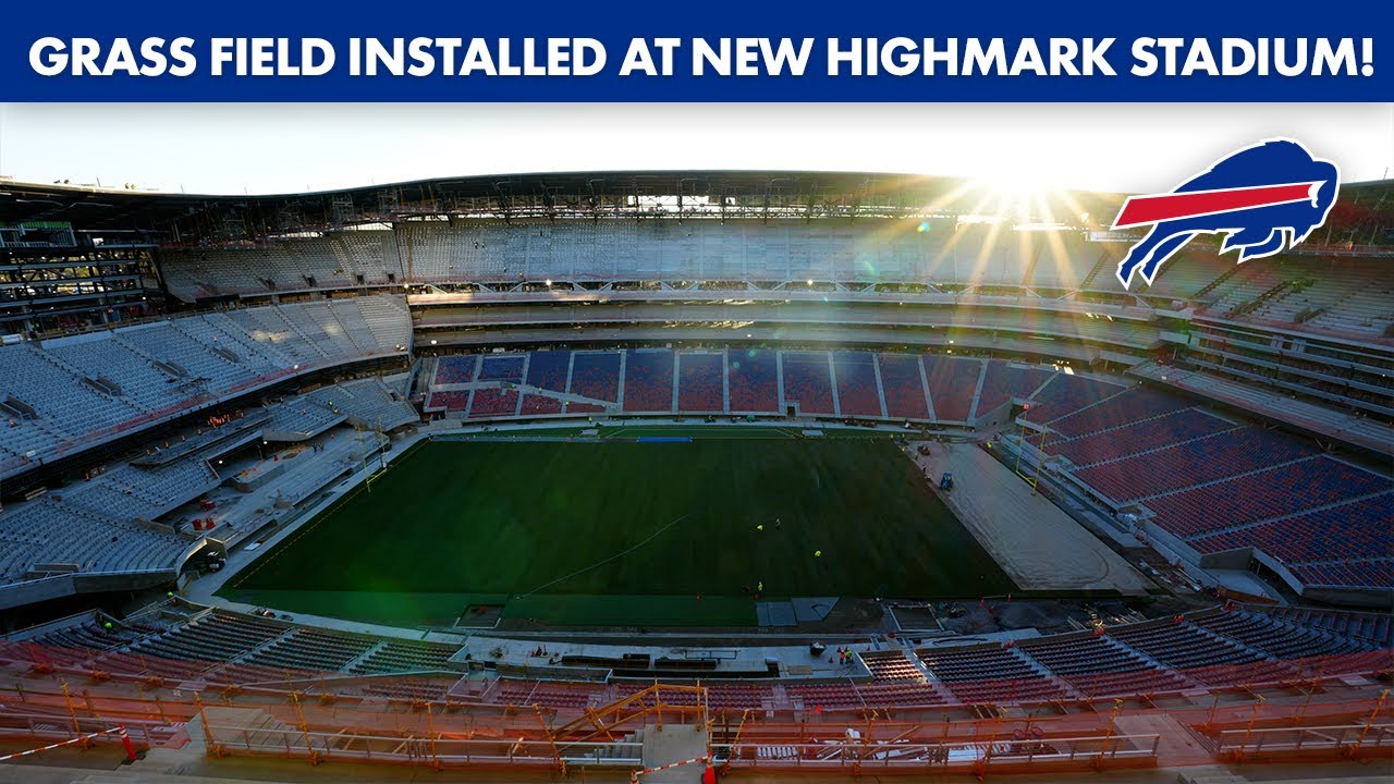 Exclusive Timelapse of Grass Field Installation at New Highmark Stadium | Buffalo Bills