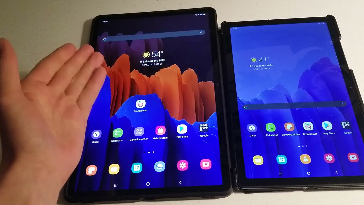 Roblox on Samsung Tab A7 Vs S7