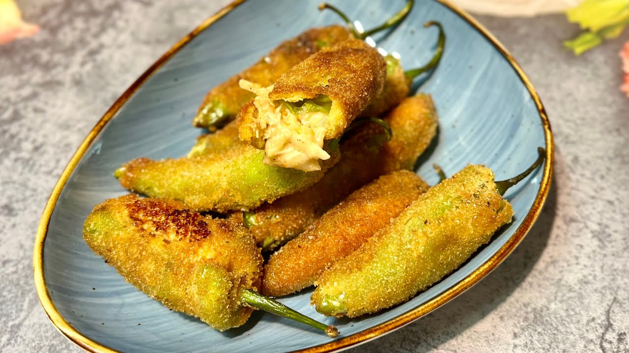 Chilli Bites Recipe By Chef Nimra | Cheesy Stuffed Chillies | Snacks Recipes