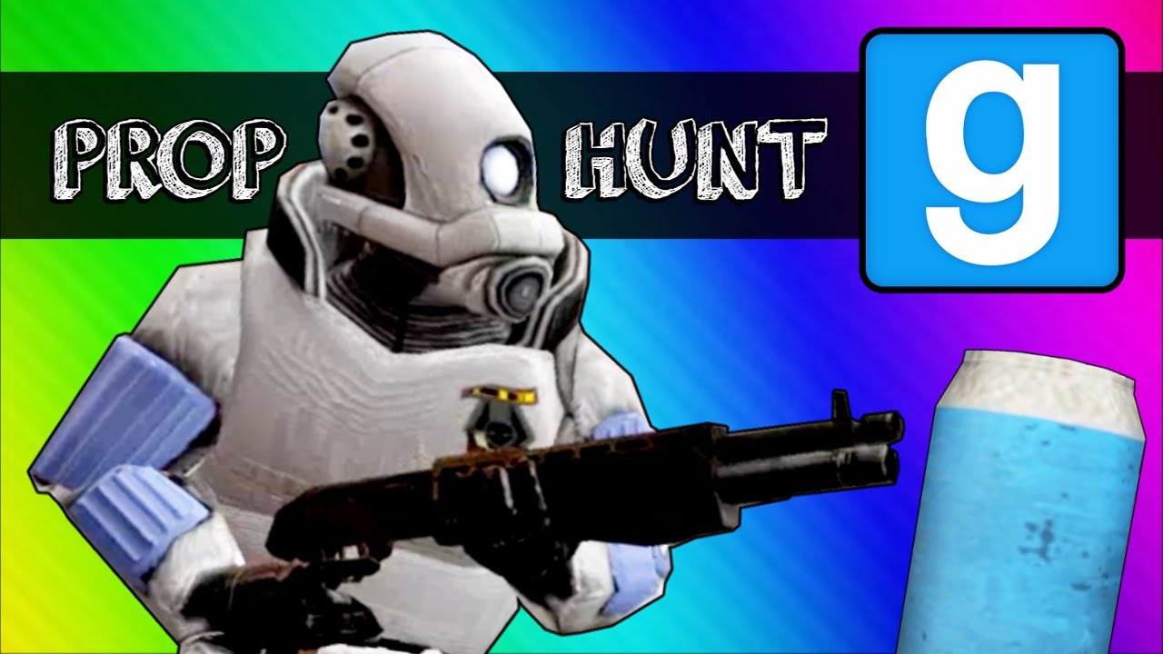 Gmod Prop Hunt Funny Moments - LIL' CAN!