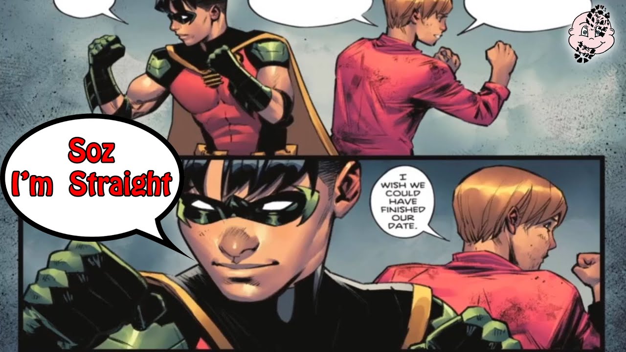 Tim Drake's (ROBIN) Heterosexuality Goes BI BI!!