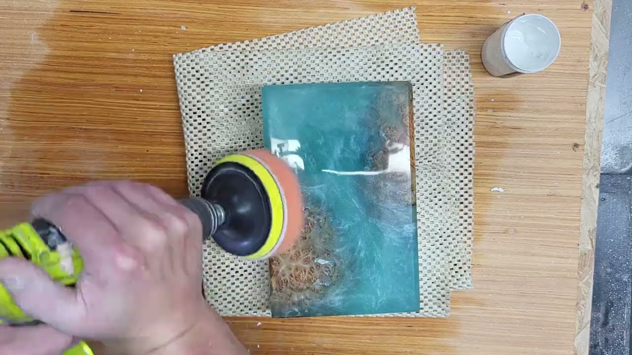 HOW TO MAKE EPOXY RESIN LAMP WITH RED MALLEE BURL WOOD AND CHANGING COLOURS LEDS . EPOXY RESIN IDEAS